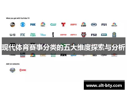 现代体育赛事分类的五大维度探索与分析