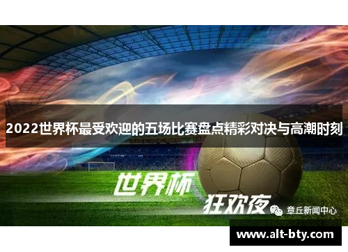 2022世界杯最受欢迎的五场比赛盘点精彩对决与高潮时刻