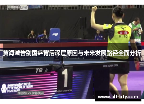 黄海诚告别国乒背后深层原因与未来发展路径全面分析